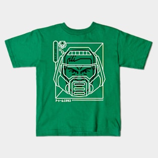 Cyber Helmet Doomslayer Kids T-Shirt